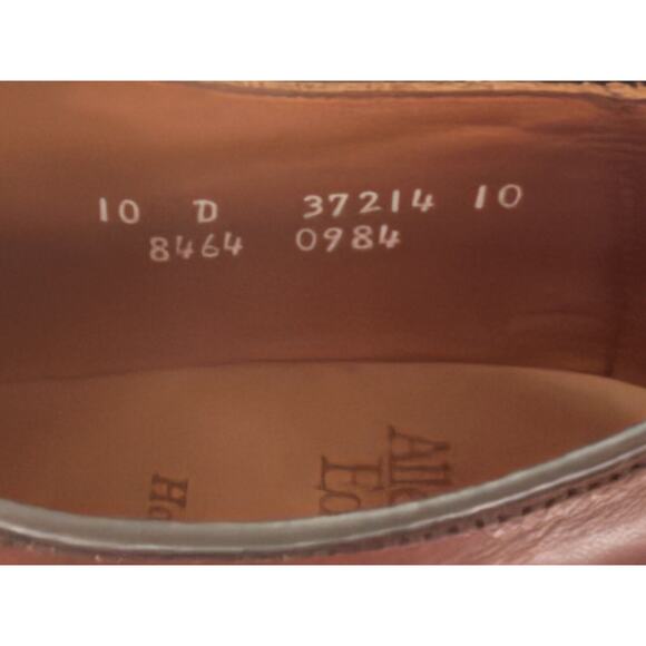 ALLEN EDMONDS 8464 Hancock Split Toe Leather Oxford Shoes Size 10D Made USA main image 8